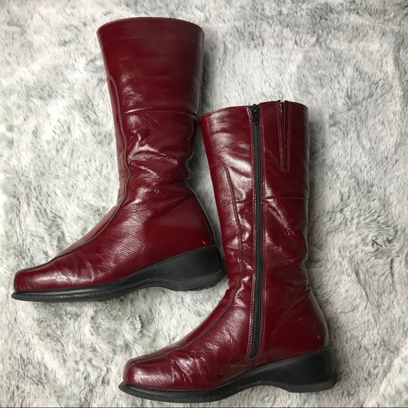 La CANADIENNE Shoes - GUC✨La Canadienne Red Blanche Mid Calf Boot 5.5